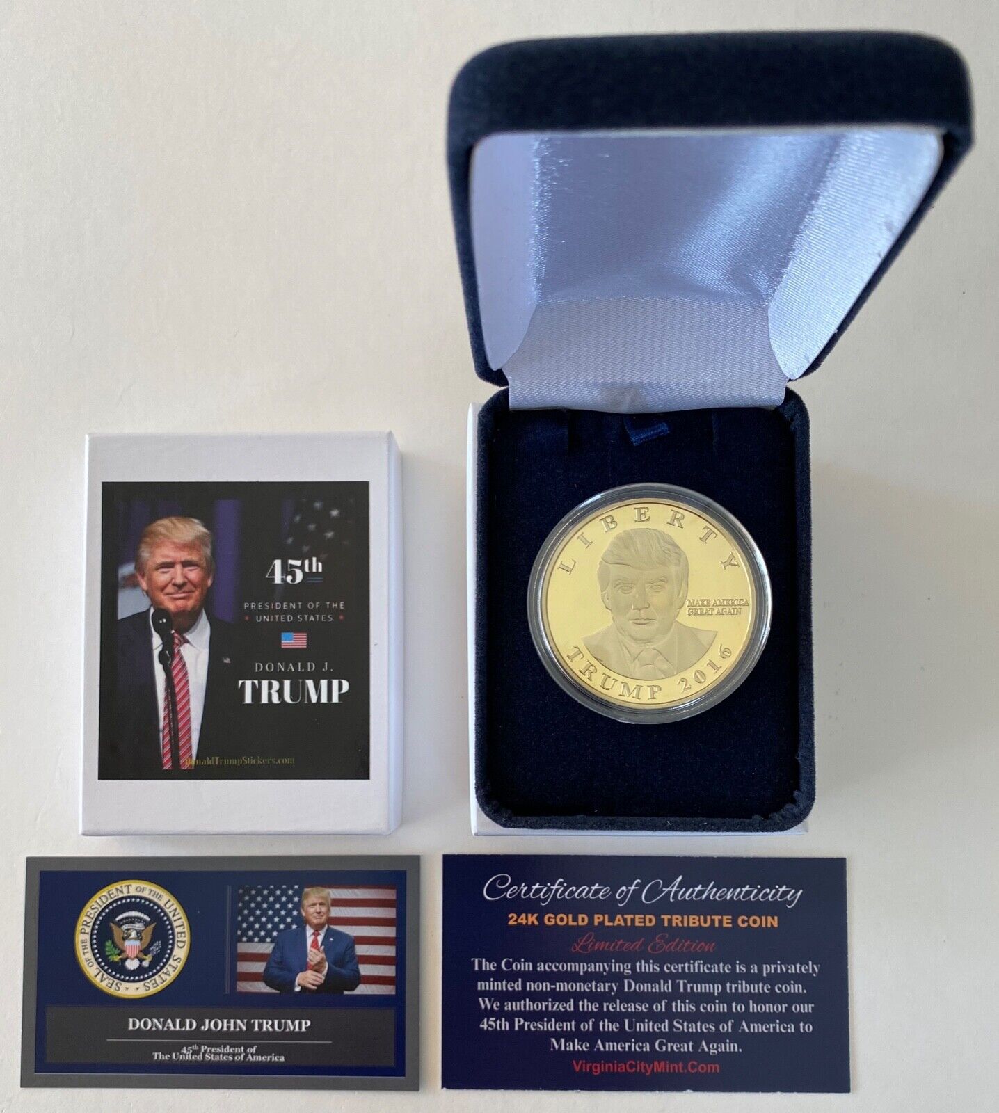  President Donald Trump...2016 LIBERTY Commemorative Coin with a COA*