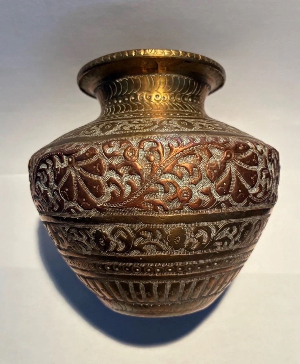 Antique 18th-early 19th century Lots Ganga-Jamuna Hindu ritual water holder