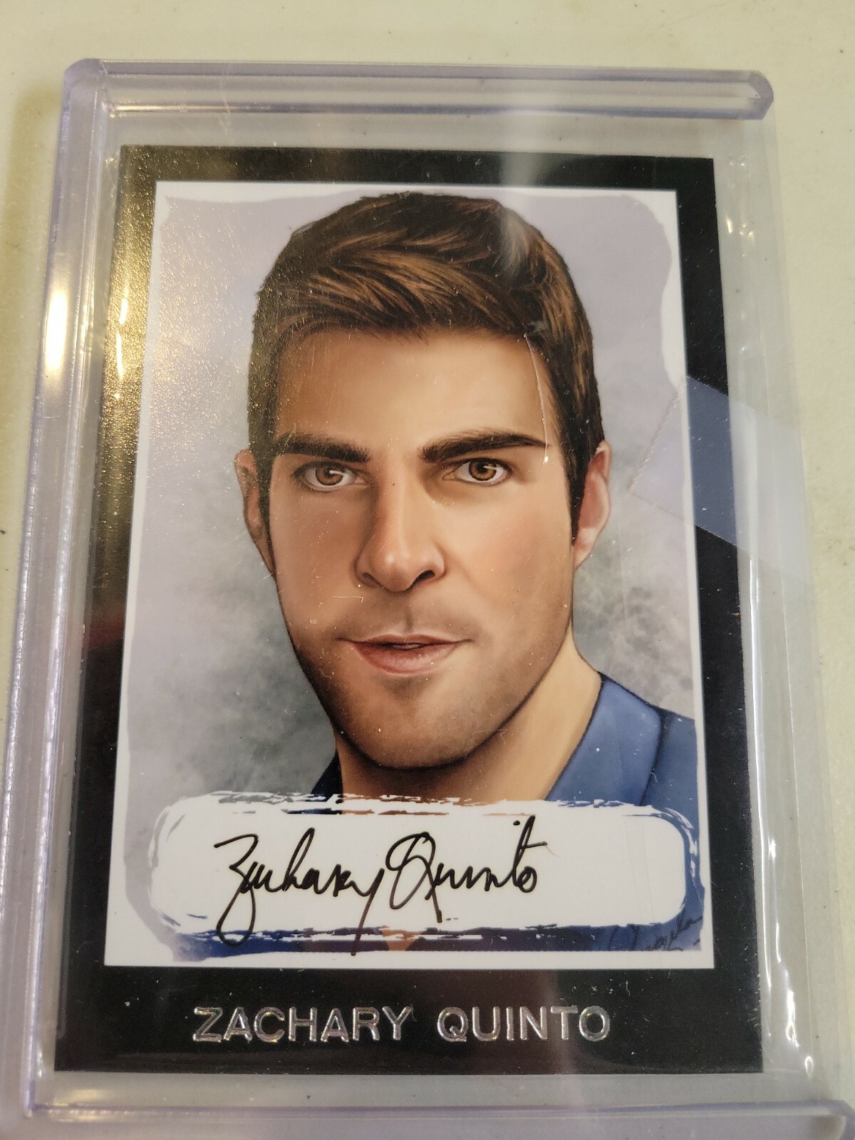 258 West Authentic Zachary Quinto Autograph card FULL signature 4A-2007 #200/258 258 West Authentic Zachary Quinto Autograph card FULL signature 4A-2007 #200/258