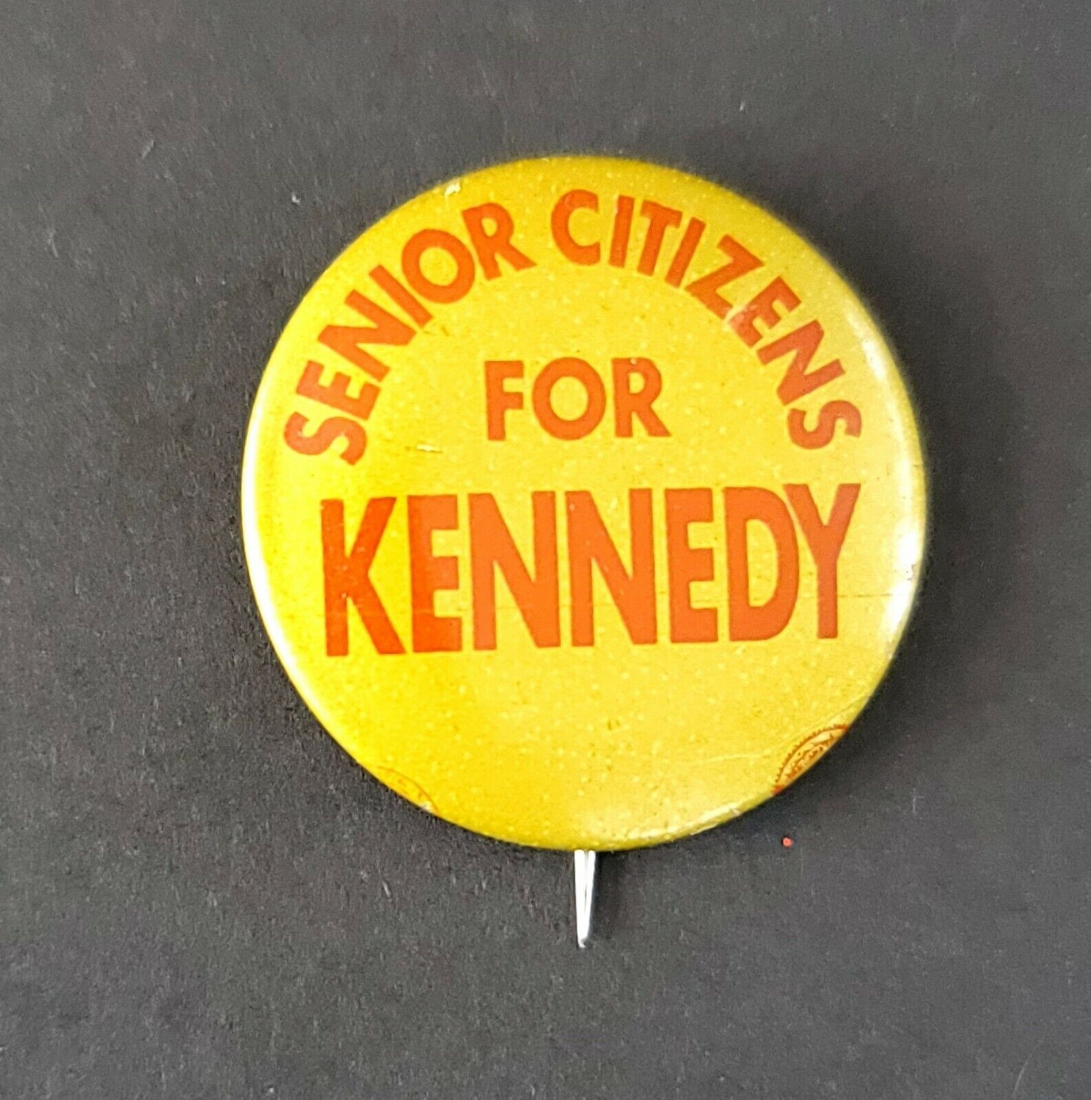 1960 JOHN F KENNEDY JFK PINBACK BUTTON PIN BADGE CAMPAIGN POLITICAL 1 