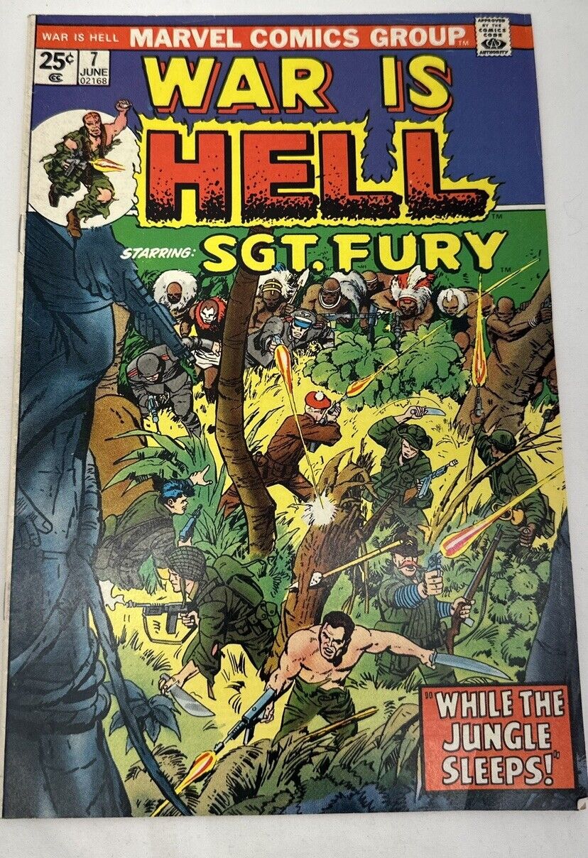 War Is Hell Starring: Sgt. Fury #7 (Jun 1974, Marvel)