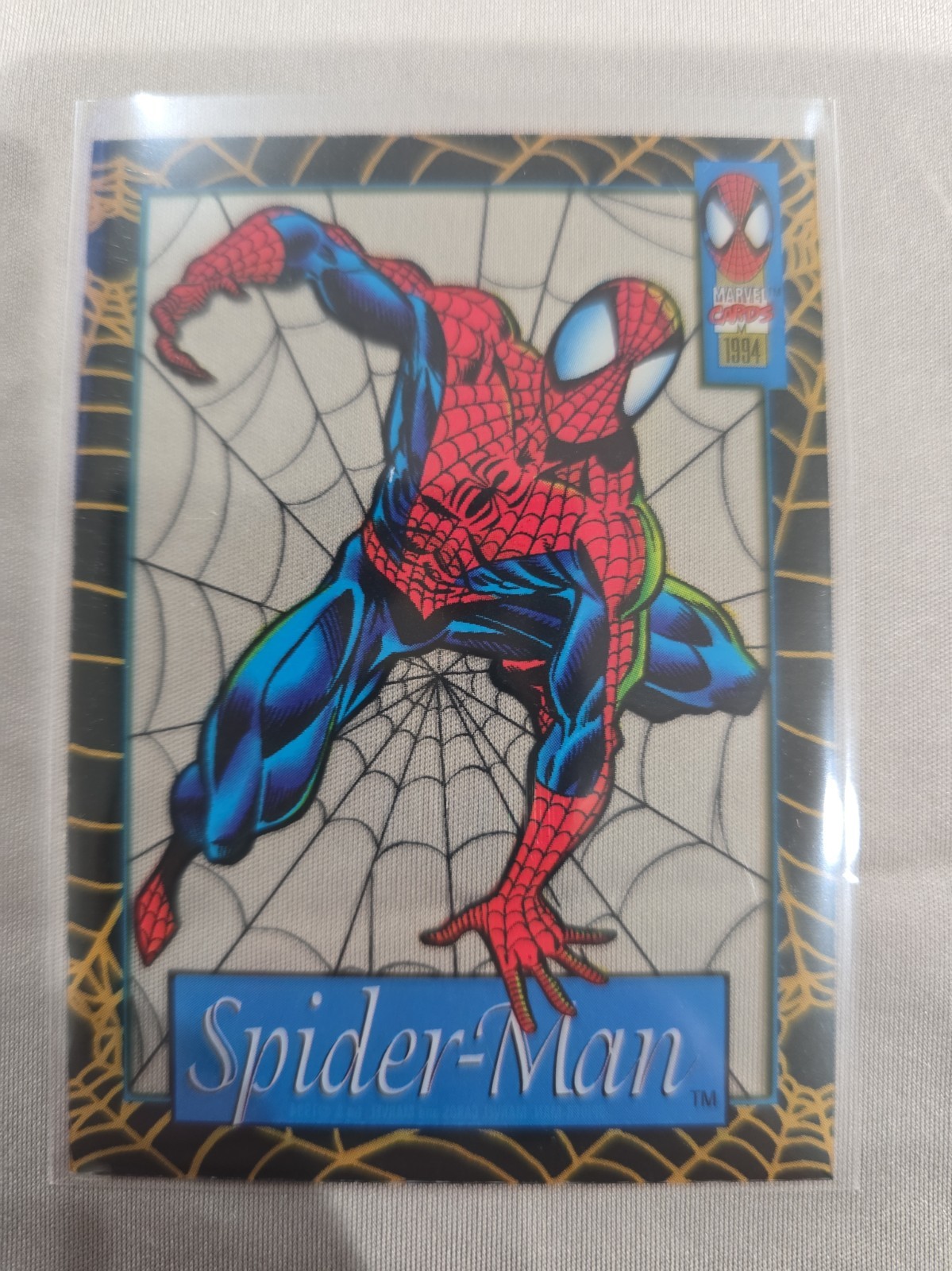 1994 Fleer Marvel Suspended Animation Limited Edition #1 Spider-Man