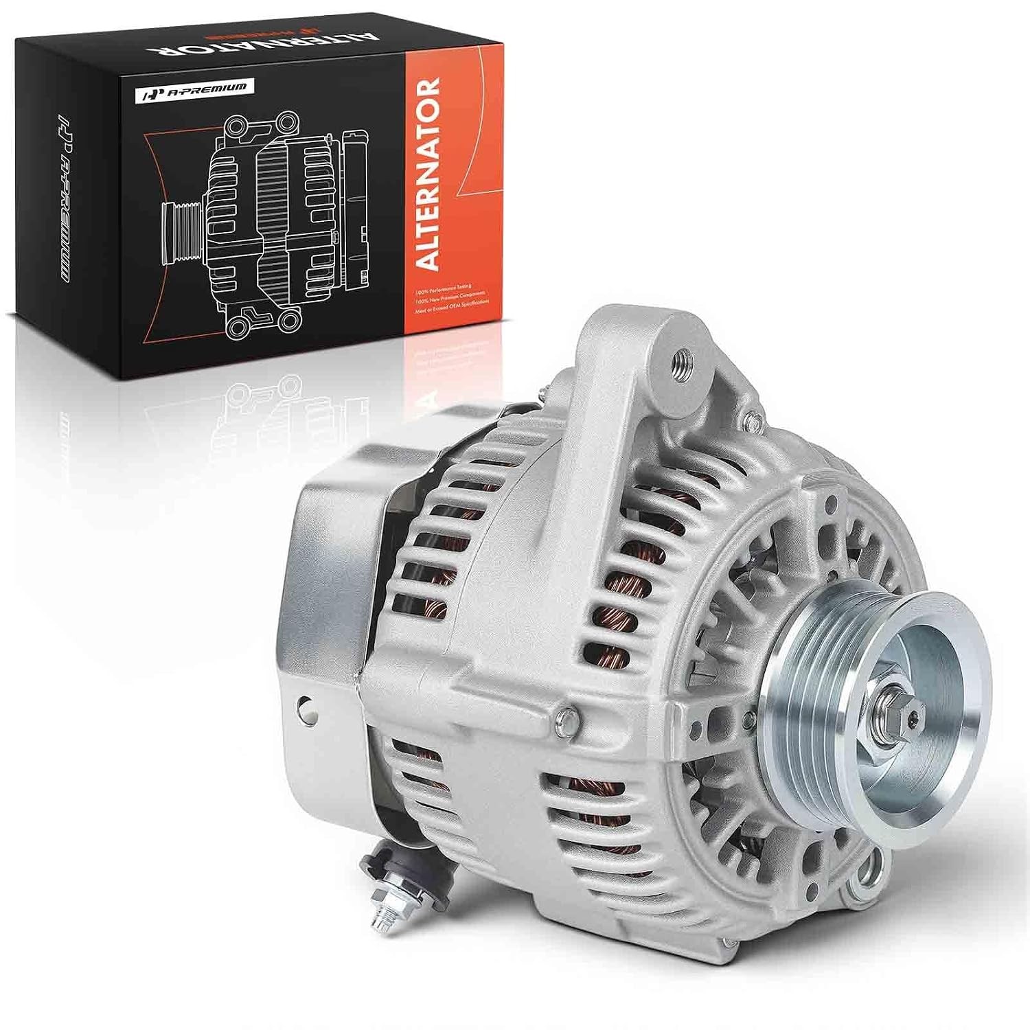 A-Premium Alternator Compatible with Toyota Camry 1994-1996 L4 2.2L, RAV4 1996-2 A-Premium Alternator Compatible with Toyota Camry 1994-1996 L4 2.2L, RAV4 1996-2