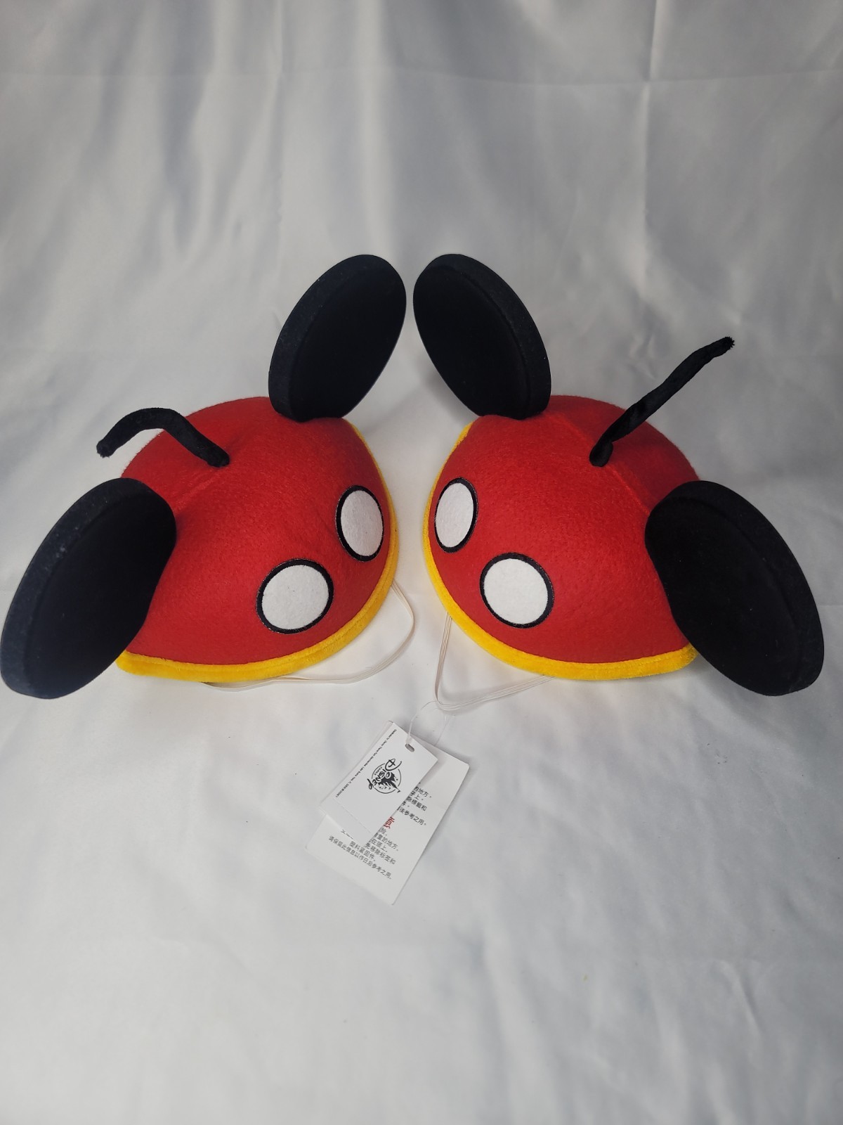 *2 New Disney Park Exclusive Mickey Mouse Ear Kids Hats Red Shorts NWT *2 New Disney Park Exclusive Mickey Mouse Ear Kids Hats Red Shorts NWT