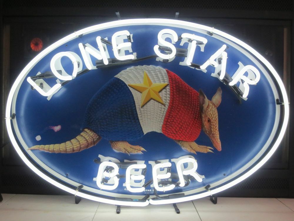 Lone Star Beer National Beer of Texa Neon Sign HD Vivid With Dimmer 24"x20" Lone Star Beer National Beer of Texa Neon Sign HD Vivid With Dimmer 24"x20"