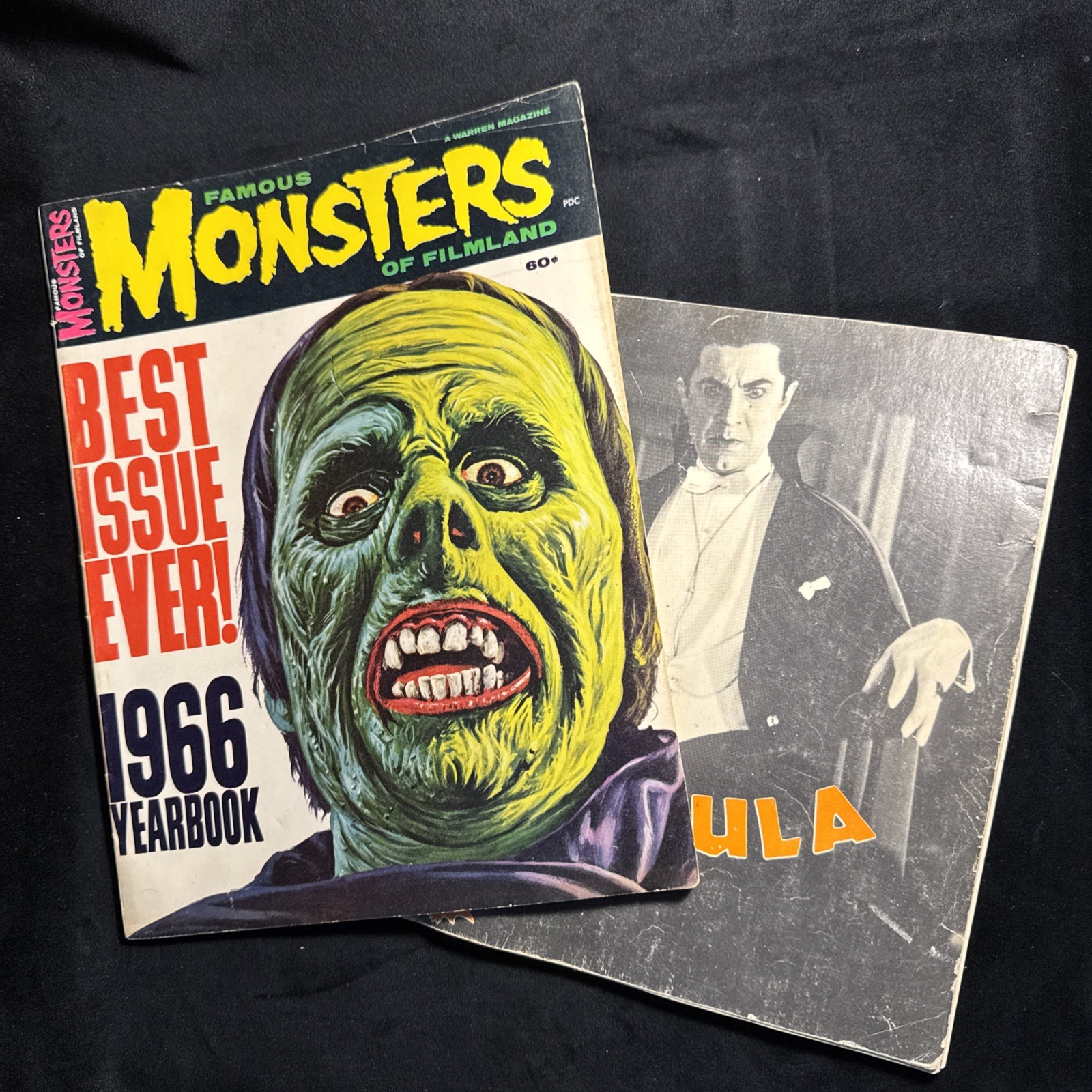 Famous Monsters of Filmland Magazine 1966 Yearbook Dracula Paperback 1977 Famous Monsters of Filmland Magazine 1966 Yearbook Dracula Paperback 1977