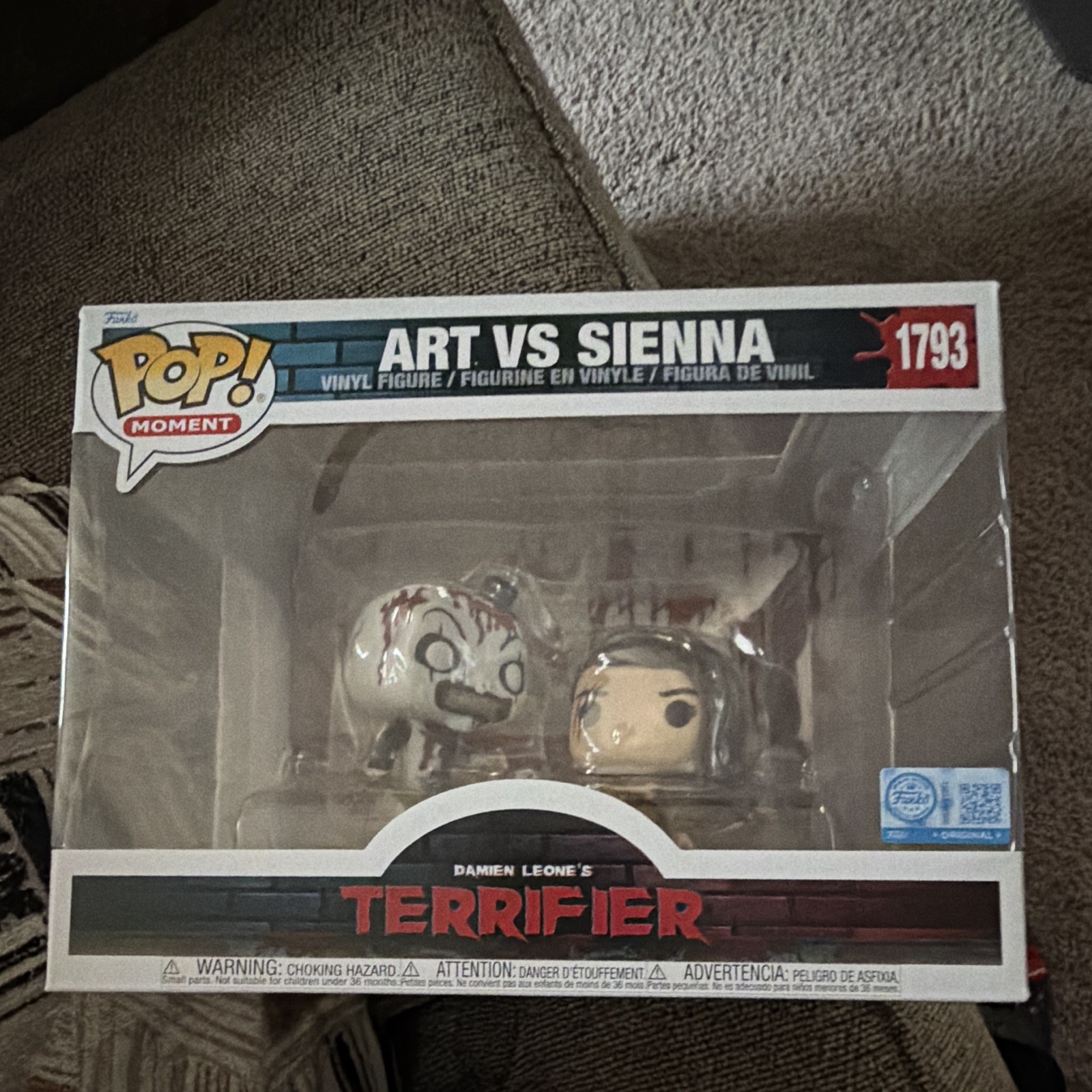 Funko Pop Moment Terrifier Art the Clown vs Sienna #1793 Vinyl Figure Funko Pop Moment Terrifier Art the Clown vs Sienna #1793 Vinyl Figure