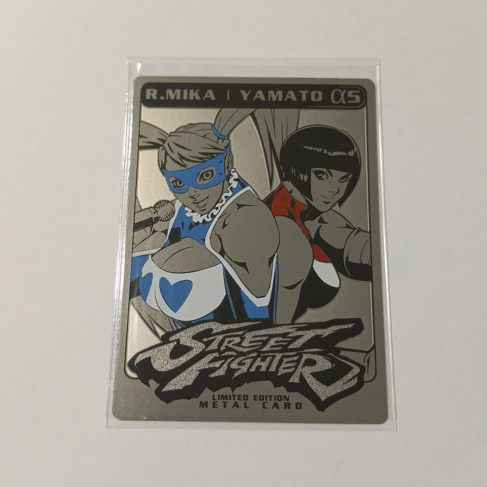 Artist Signed Udon 2018 SDCC Street Fighter R. Mika / Yamato Metal Card Long Vo