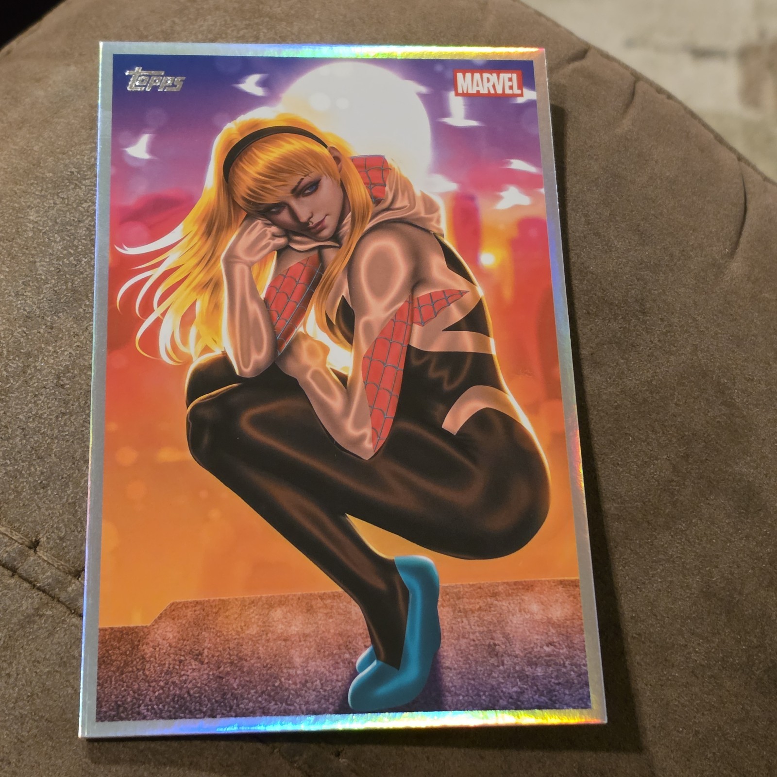 2026 Topps Marvel Vault Box Topper Originals GHOST-SPIDER Art Card by Ariel Diaz 2026 Topps Marvel Vault Box Topper Originals GHOST-SPIDER Art Card by Ariel Diaz