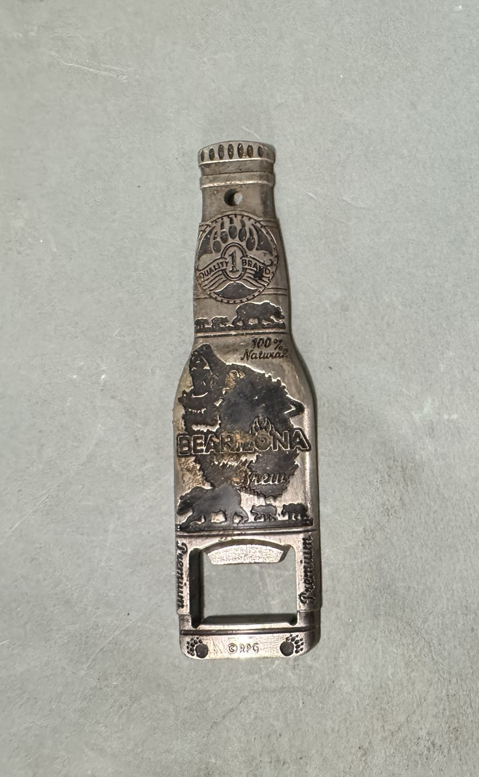 Vintage Bearizona Brew Souvenir Advertising Collectible Beer Bottle Opener