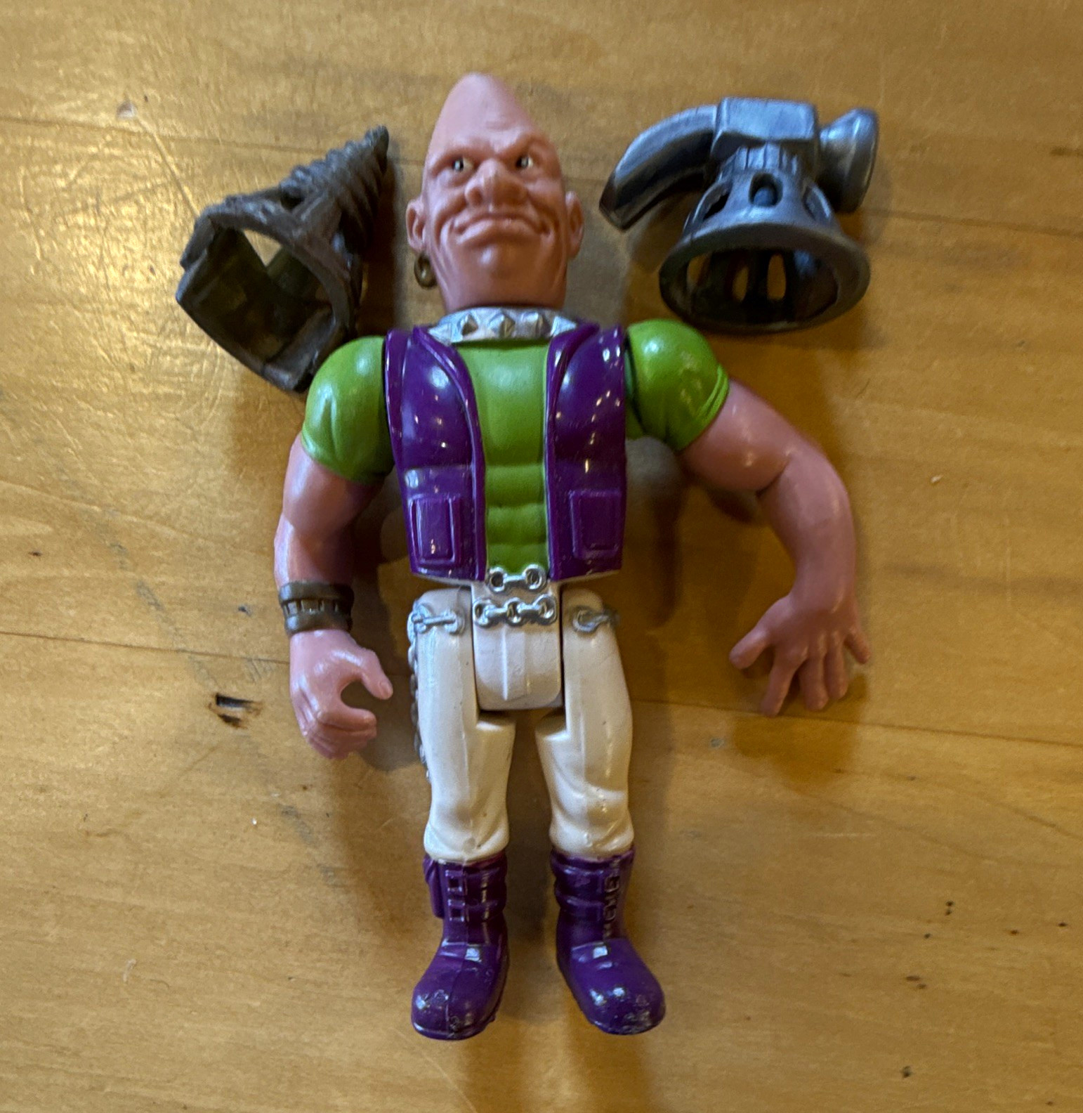 Vintage 1989 Kenner Police Academy Numbskull Action Figure with Accessories Vintage 1989 Kenner Police Academy Numbskull Action Figure with Accessories