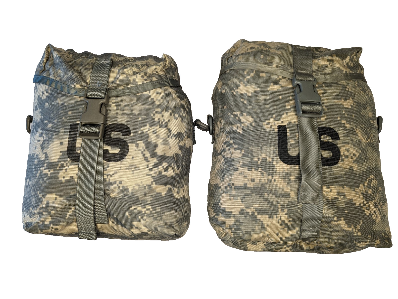 Lot Of 2 Sustainment Pouches for Army ACU Military Large Rucksack USGI MOLLE II Lot Of 2 Sustainment Pouches for Army ACU Military Large Rucksack USGI MOLLE II