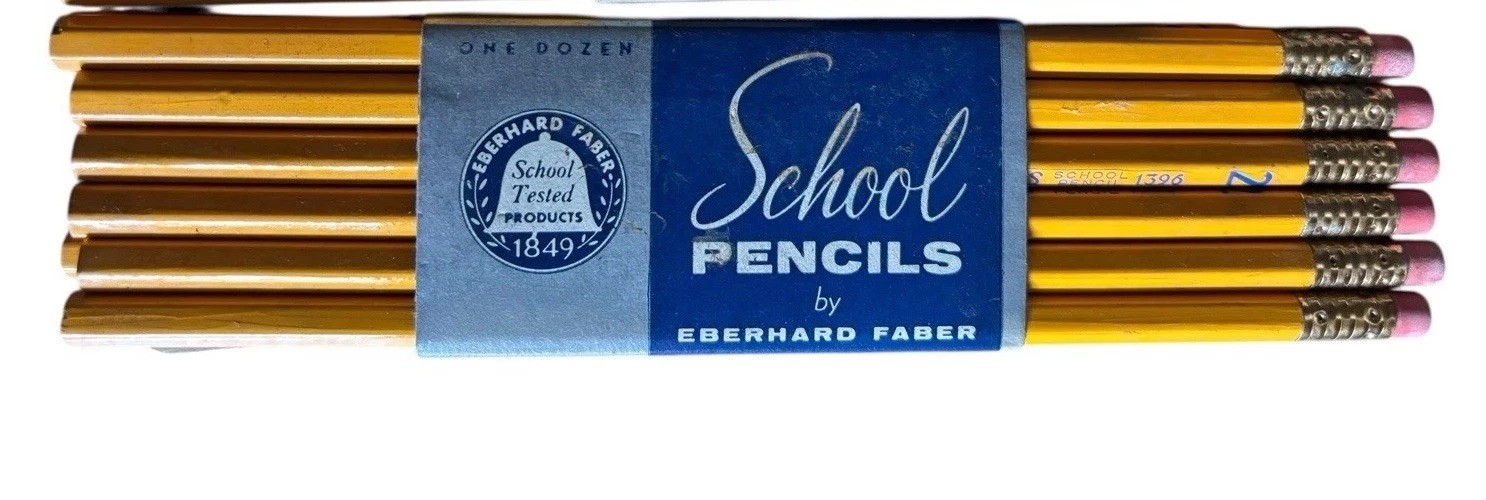 1 Dozen Eberhard Faber PRINCESS 1396 School Pencil #2 In Cardboard Sleeve NOS 1 Dozen Eberhard Faber PRINCESS 1396 School Pencil #2 In Cardboard Sleeve NOS
