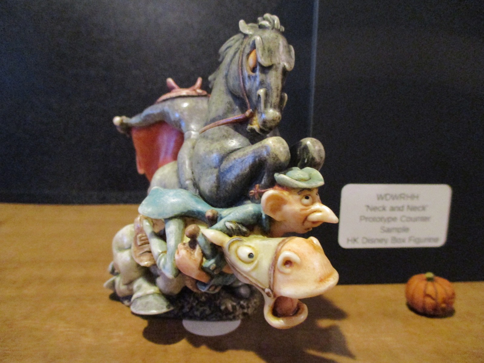 Prototype Counter Sample Disney Harmony Kingdom Neck and Neck RARE Prototype Counter Sample Disney Harmony Kingdom Neck and Neck RARE