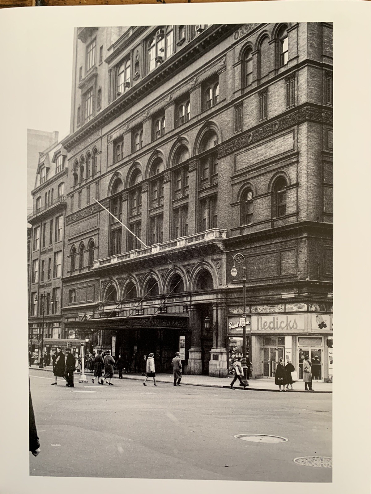 1959 Carnegie Hall Music/Theatre 7av & East 57 Street New York City NYC Photo 1959 Carnegie Hall Music/Theatre 7av & East 57 Street New York City NYC Photo