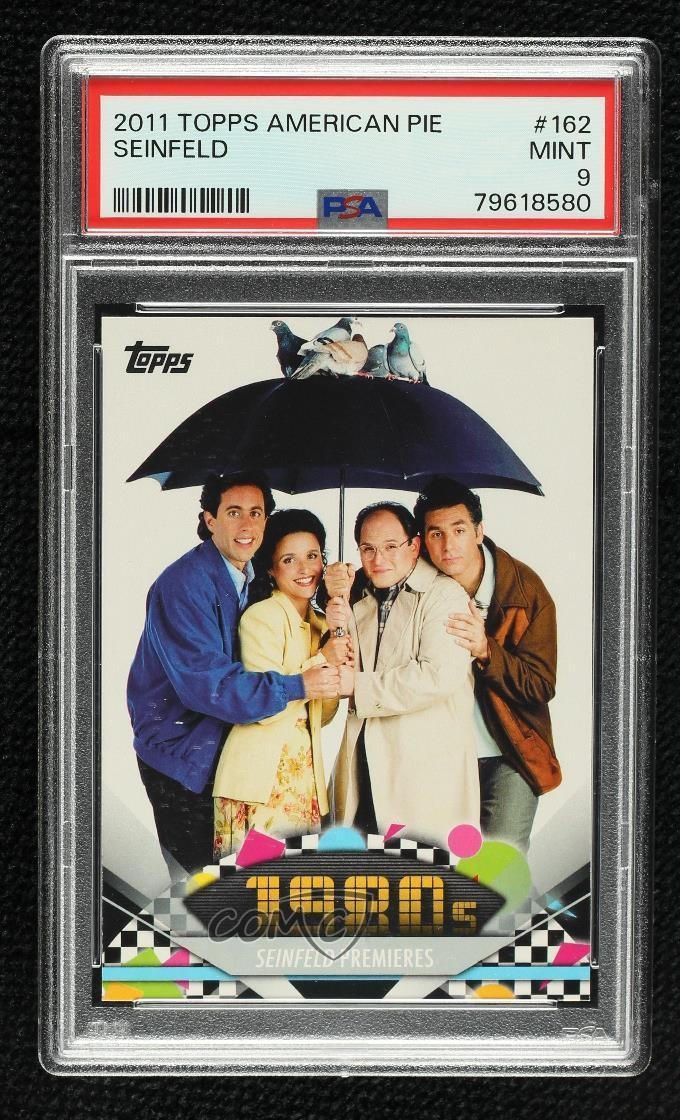 2011 American Pie Jerry Seinfeld Julia Louis-Dreyfus Jason Alexander PSA 9 07qw 2011 American Pie Jerry Seinfeld Julia Louis-Dreyfus Jason Alexander PSA 9 07qw