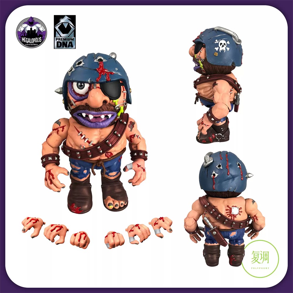 Megalopolis PremiumDNA Bruise Brother Limited Fashion Figure 6in New In Stock Megalopolis PremiumDNA Bruise Brother Limited Fashion Figure 6in New In Stock