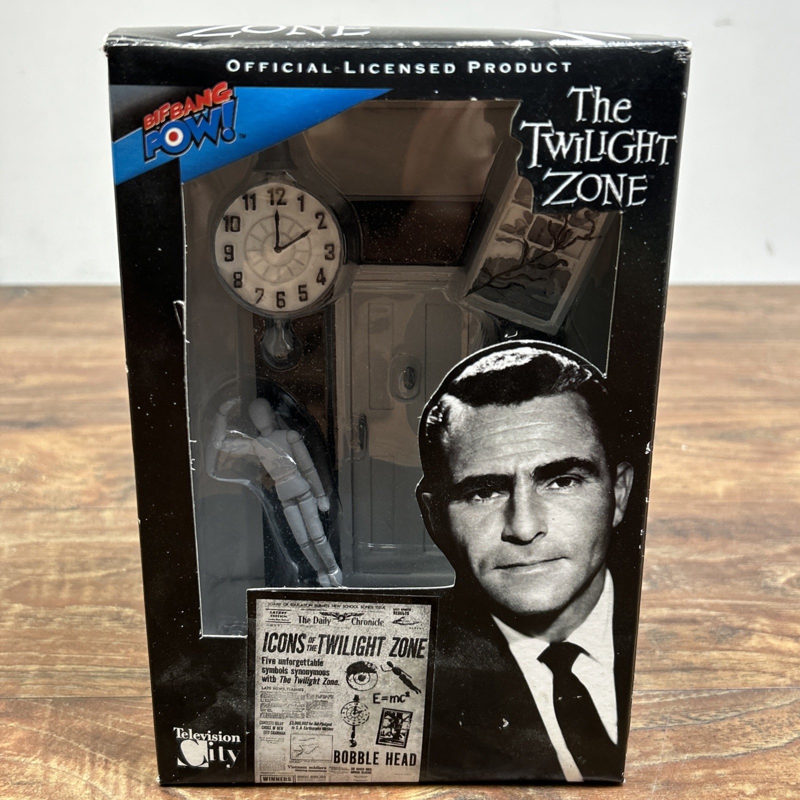 Icons Of The Twilight Zone Bobblehead Revisited Door Bif Bang Pow  RARE