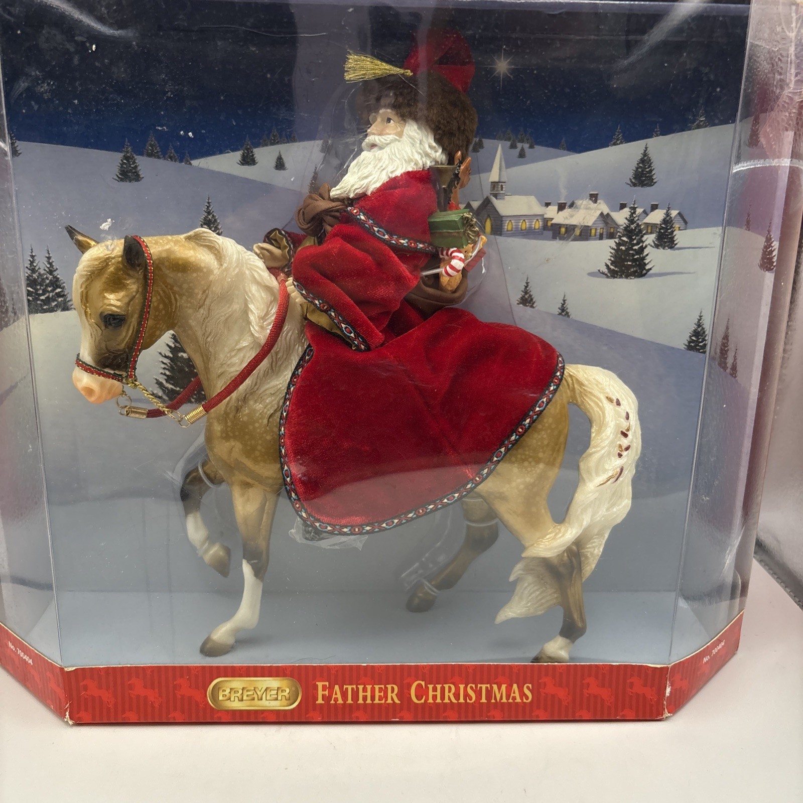 2004 Vintage Breyer Horse "Father Christmas & Glittery" #700404 Holiday NEW