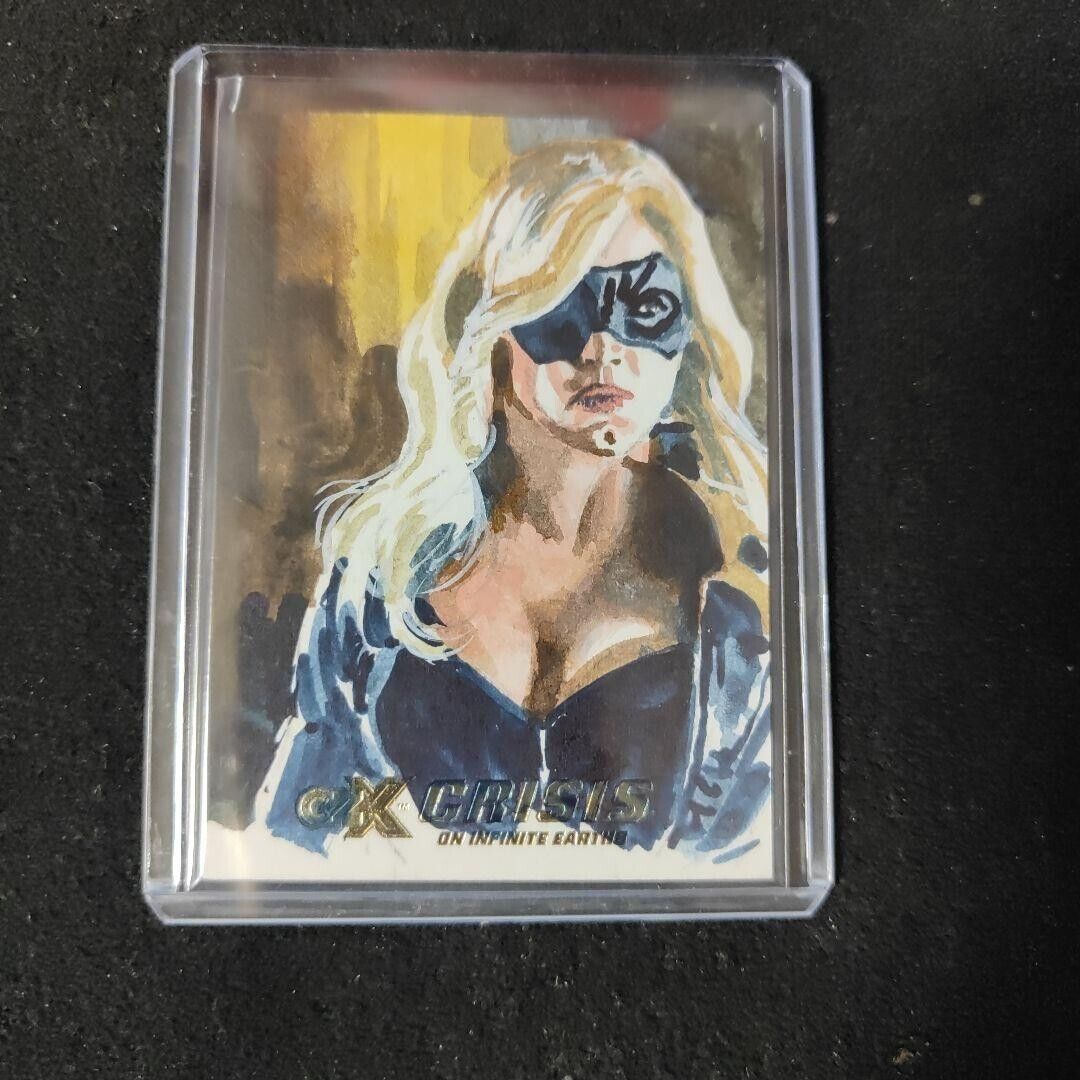 2021 Cryptozoic CZX CRISIS ON INFINITE EART Sketch Card Artist Autograph *240109