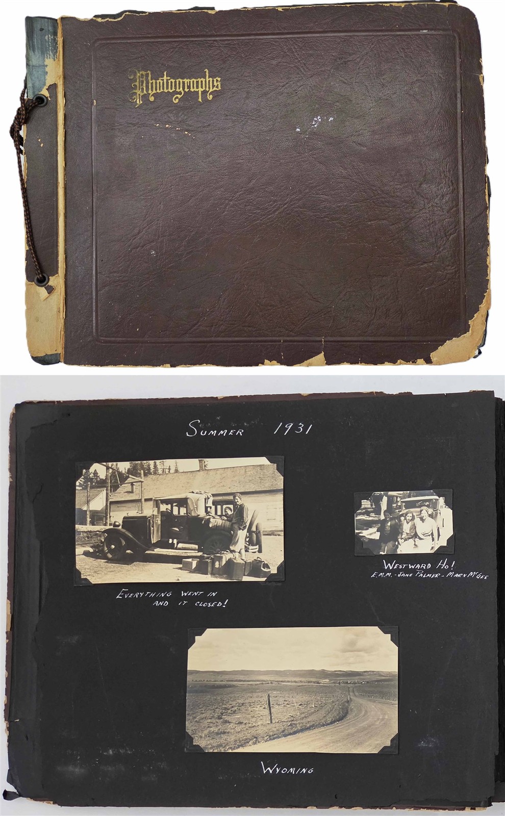 1936-50 antique PHOTO ALBUM EM MILES FAMILY handwritten id COLUMBUS OHIO TRAVEL 1936-50 antique PHOTO ALBUM EM MILES FAMILY handwritten id COLUMBUS OHIO TRAVEL