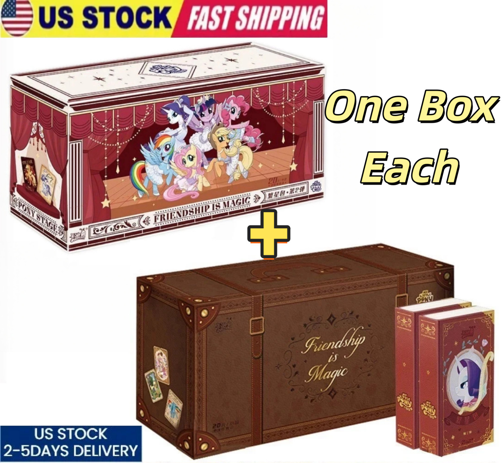 Lot 2 Kayou My Little Pony Friendship Is Magic Booster Trading Card Wave 1+2 Box Lot 2 Kayou My Little Pony Friendship Is Magic Booster Trading Card Wave 1+2 Box