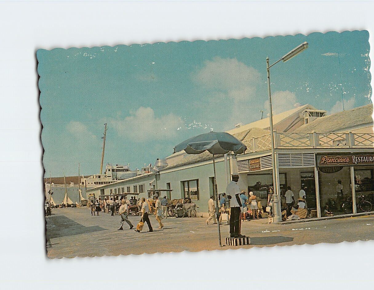 Postcard Vendors outside The Poinciana Restaurant Nassau Bahamas