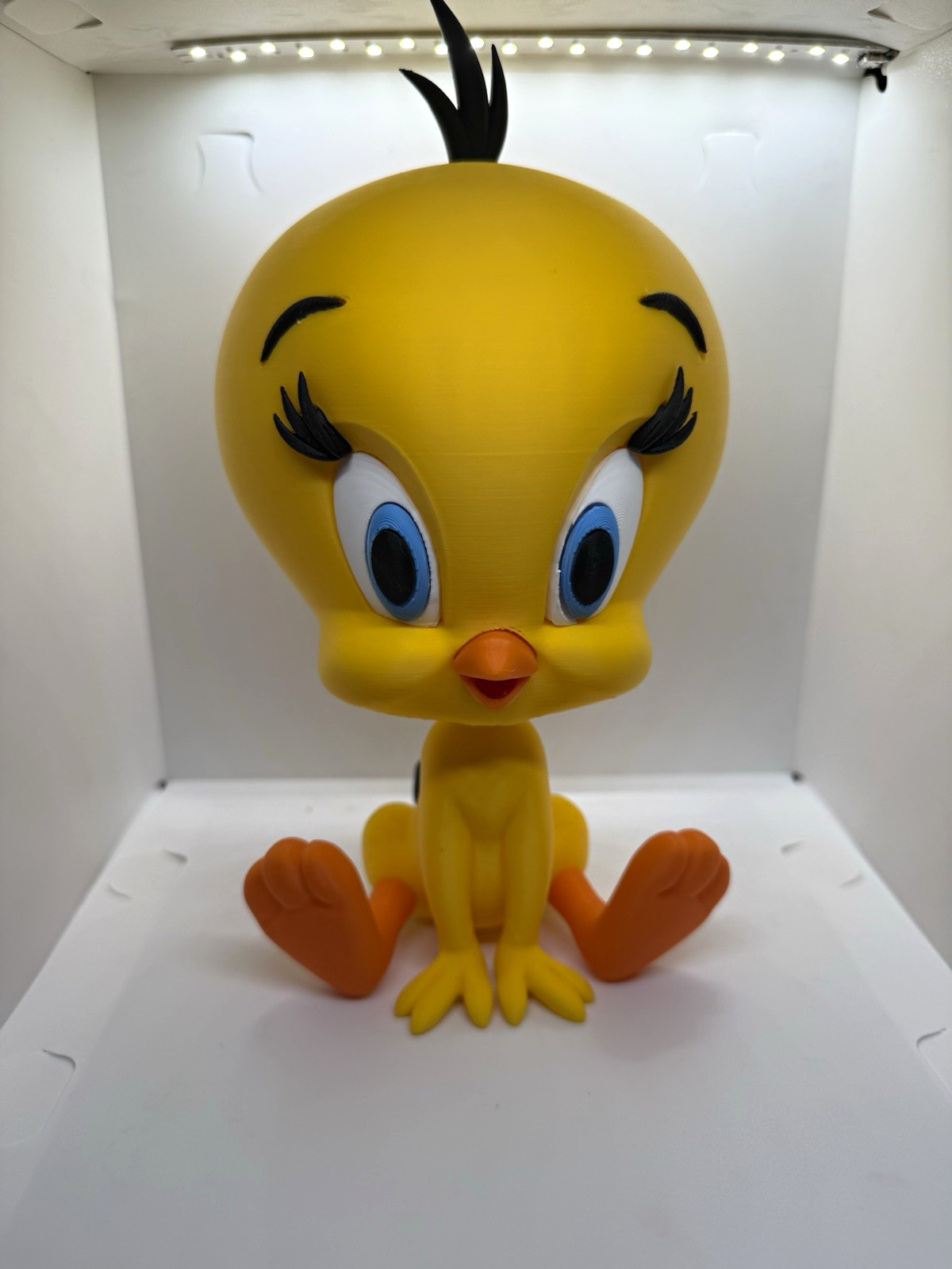 Large Tweety Bird Looney Tunes 3D printed cartoon. Large Tweety Bird Looney Tunes 3D printed cartoon.