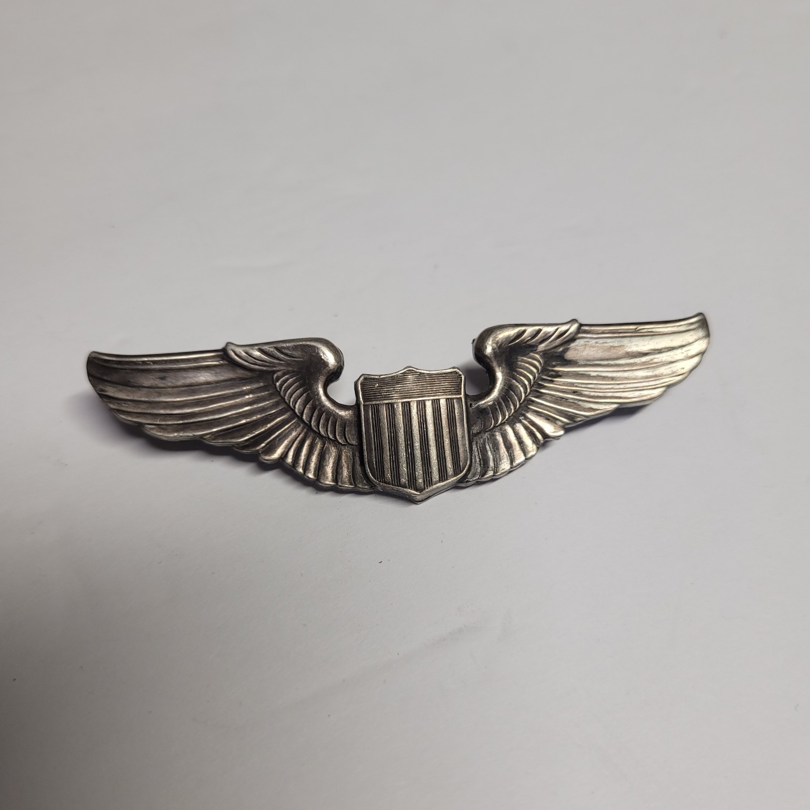 WWII Pilots Graduation Wing .925 Sterling Silver Amcraft WWII Pilots Graduation Wing .925 Sterling Silver Amcraft