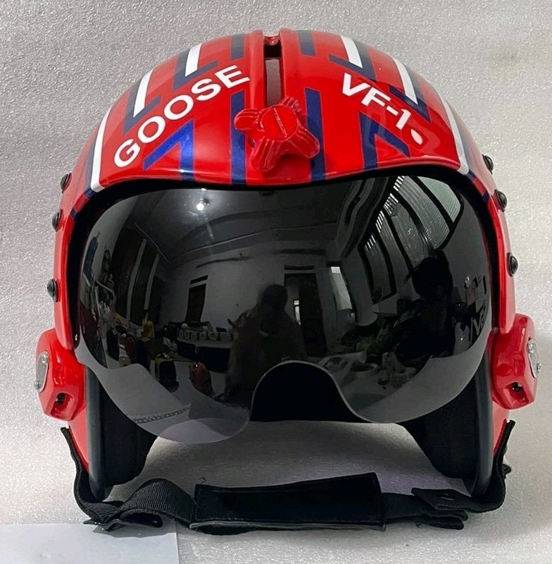 TOP GUN MAVERICK "GOOSE" FIGHTER PILOT HELMET TOP GUN MAVERICK "GOOSE" FIGHTER PILOT HELMET