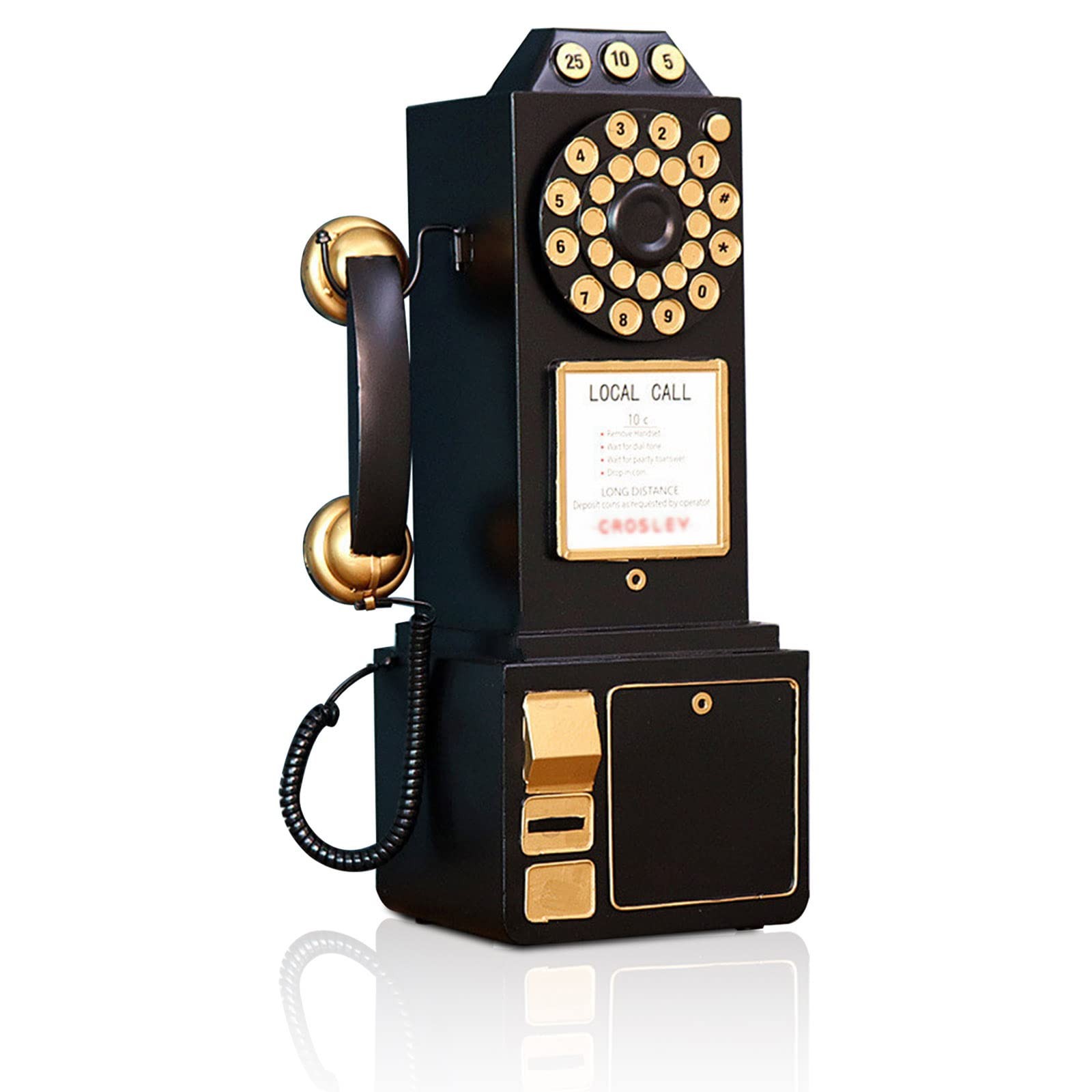 Antique Telephone Rotary Dial Landline Phone Model Vintage Classic Phone Props Antique Telephone Rotary Dial Landline Phone Model Vintage Classic Phone Props