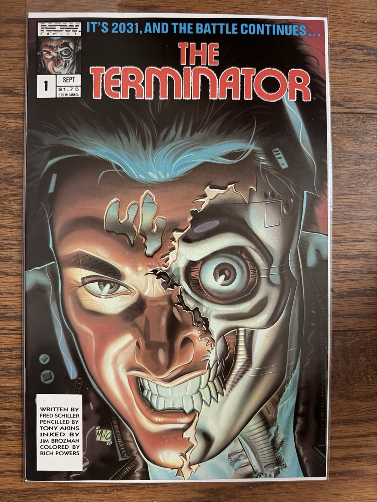 1988 Now The Terminator #1 Comic Book NM
