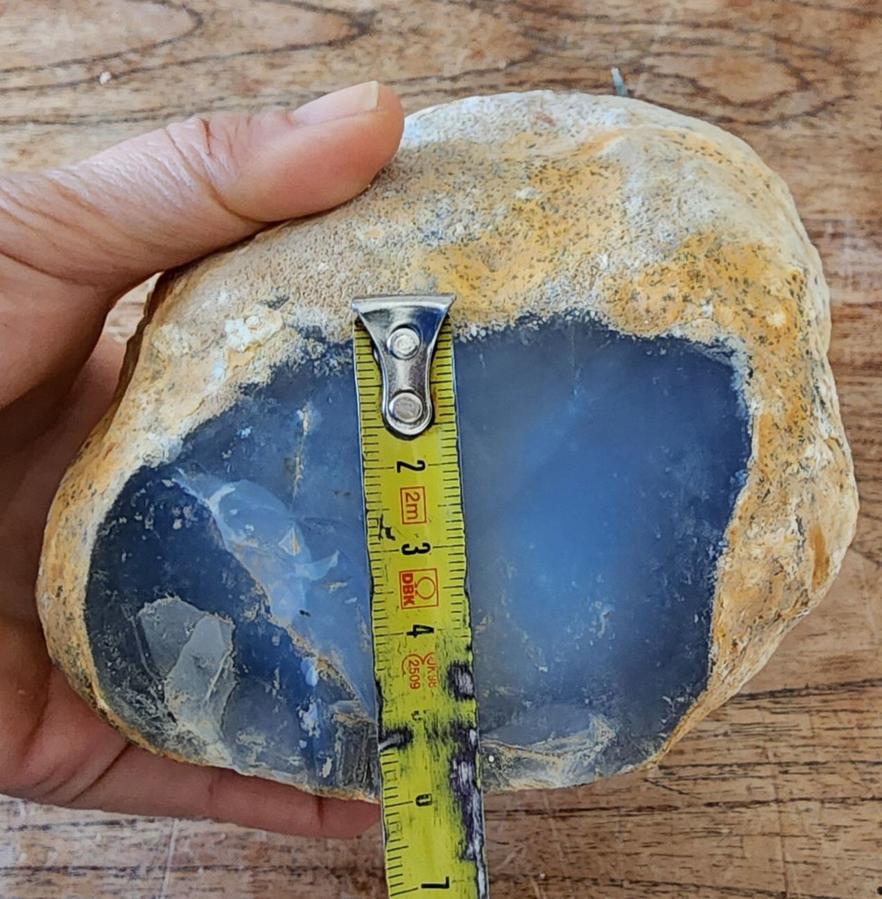 3.98 lbs (1.8 kg) AA Blue Chalcedony Rough, Natural Blue Chalcedony Rough 3.98 lbs (1.8 kg) AA Blue Chalcedony Rough, Natural Blue Chalcedony Rough