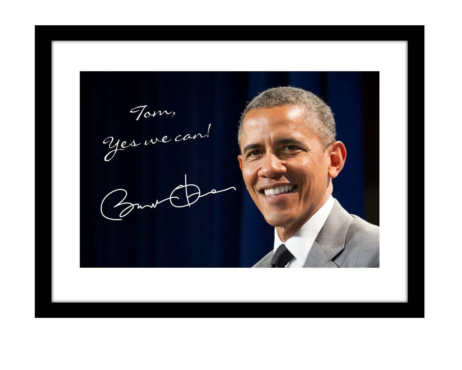 Barack Obama 5x7 Signed photo print customized to YOUR NAME president demcrat Barack Obama 5x7 Signed photo print customized to YOUR NAME president demcrat