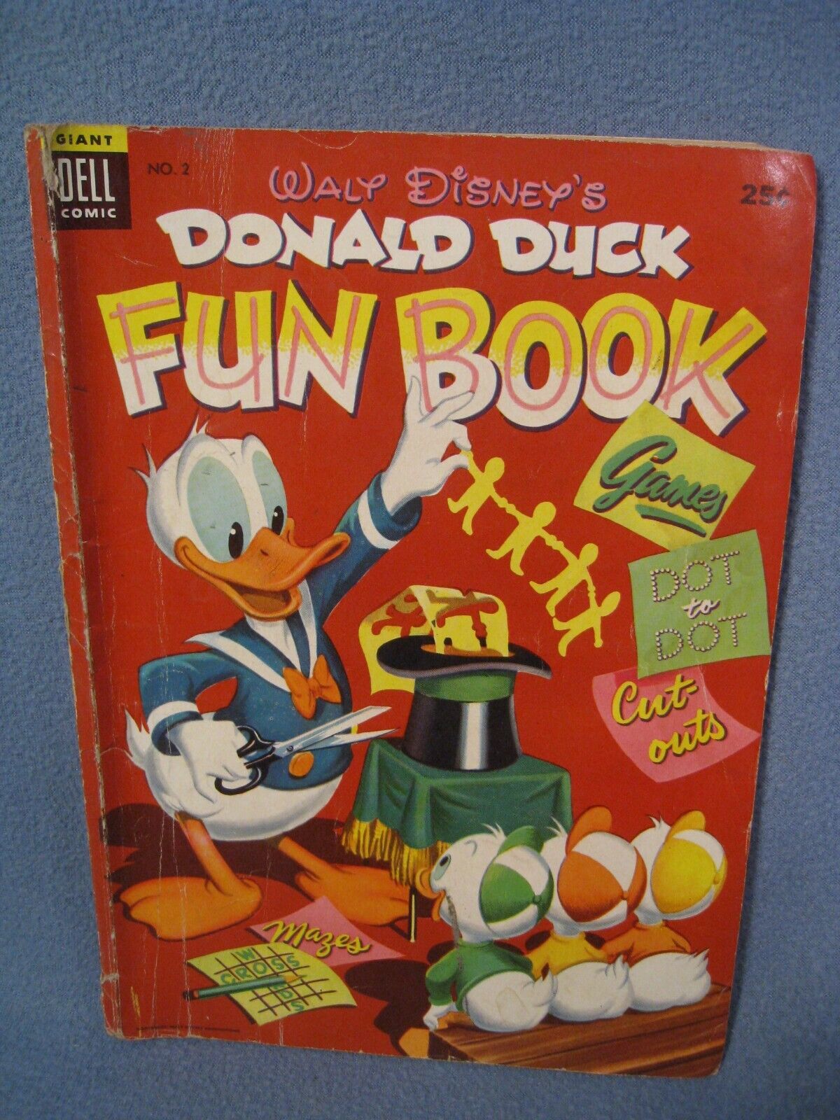 Vintage Dell 1954 # 2 Donald Duck Fun Comic Book