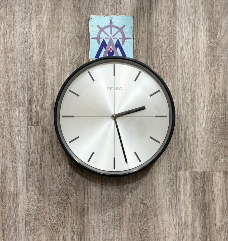 Seiko Wall Clock - Marine Clock - Nautical Wall Clock Quartz Operated Seiko Wall Clock - Marine Clock - Nautical Wall Clock Quartz Operated