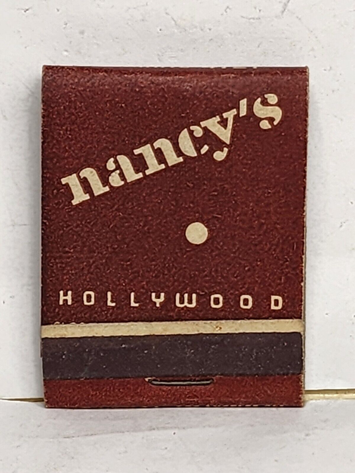 Vintage NANCY'S Women's Apparel and Accessories - Matchbook Cover - Hollywood