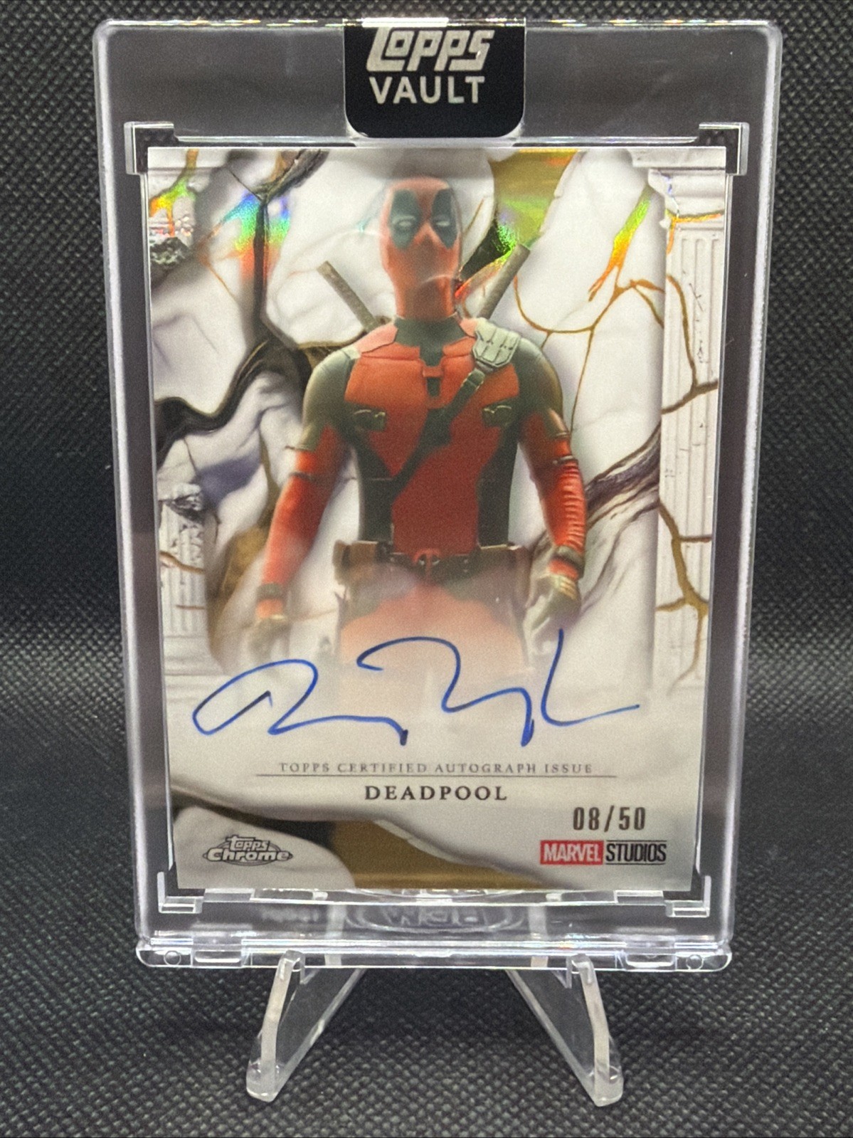 2026 Marvel Vault Deadpool Auto /50 IA-RE - SUPER RARE