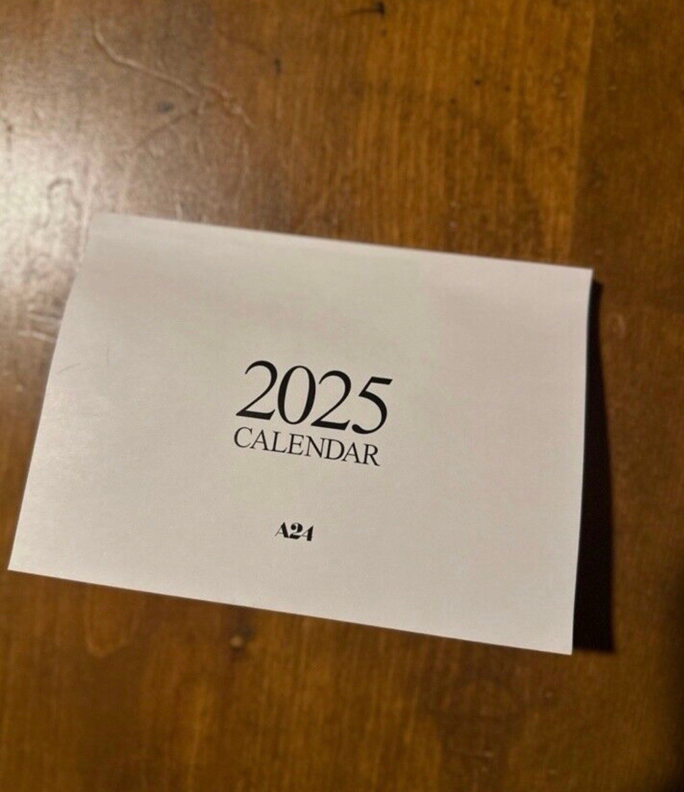 A24 Films 2025 Calendar 2025 desk calendar A24 Films 2025 Calendar 2025 desk calendar
