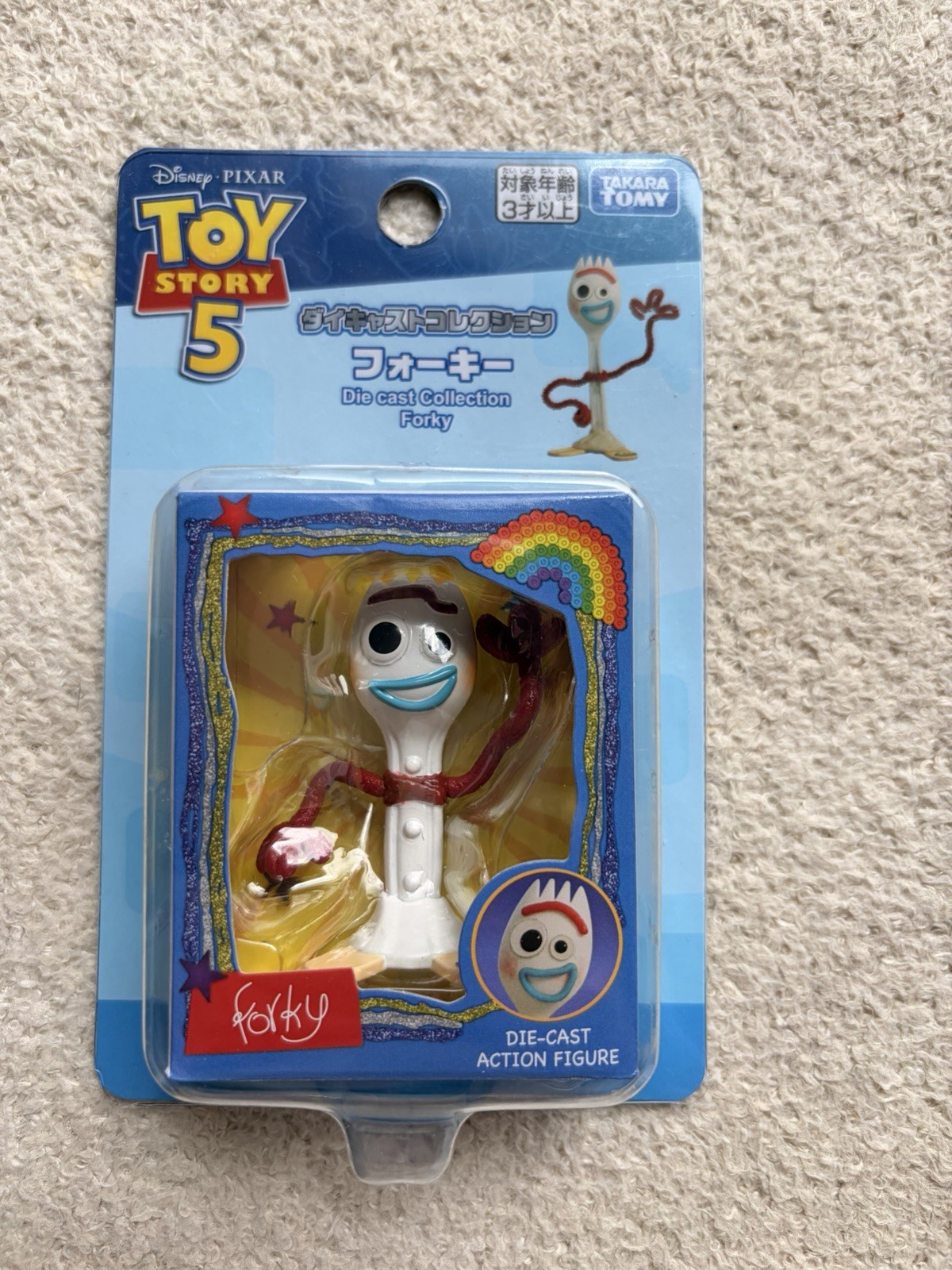 TAKARA TOMY Forky Die-cast Figure Die Cast Collection Toy Story 5 Boxed TAKARA TOMY Forky Die-cast Figure Die Cast Collection Toy Story 5 Boxed