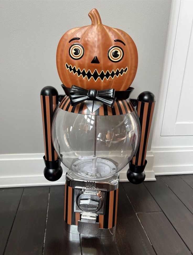 Ashland Michaels Halloween Gumball Machine Jack o Lantern 23.5" Ashland Michaels Halloween Gumball Machine Jack o Lantern 23.5"