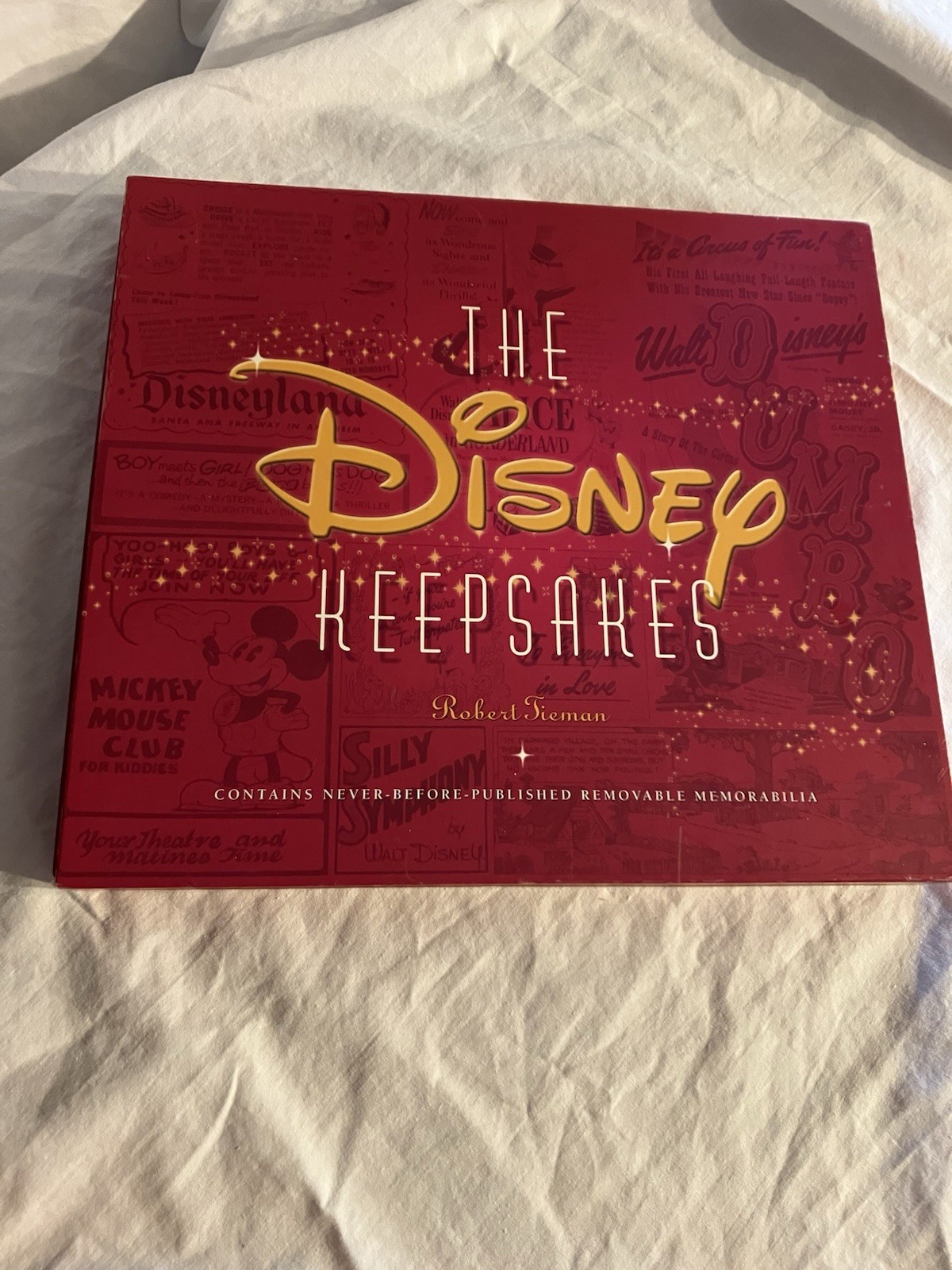 The Disney Keepsakes Hardcover Book By Robert Tieman With Memorabilia Collection The Disney Keepsakes Hardcover Book By Robert Tieman With Memorabilia Collection