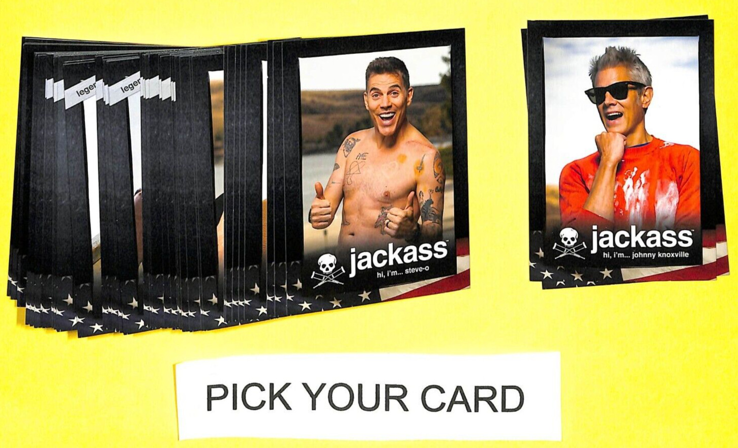 2022 Zerocool Jackass base set 1-50 - PICK/CHOOSE CARD TO COMPLETE YOUR SET