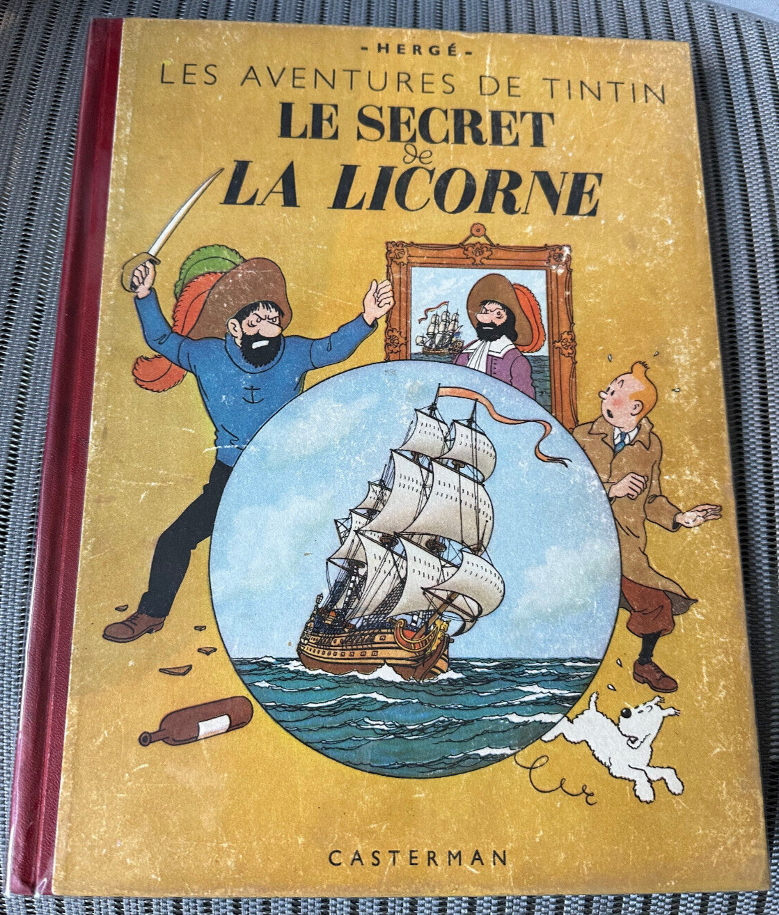 Hergé Tintin Le Secret de La Licorne 1st 1943 Orlent (vs. Orient) RARE DR A20