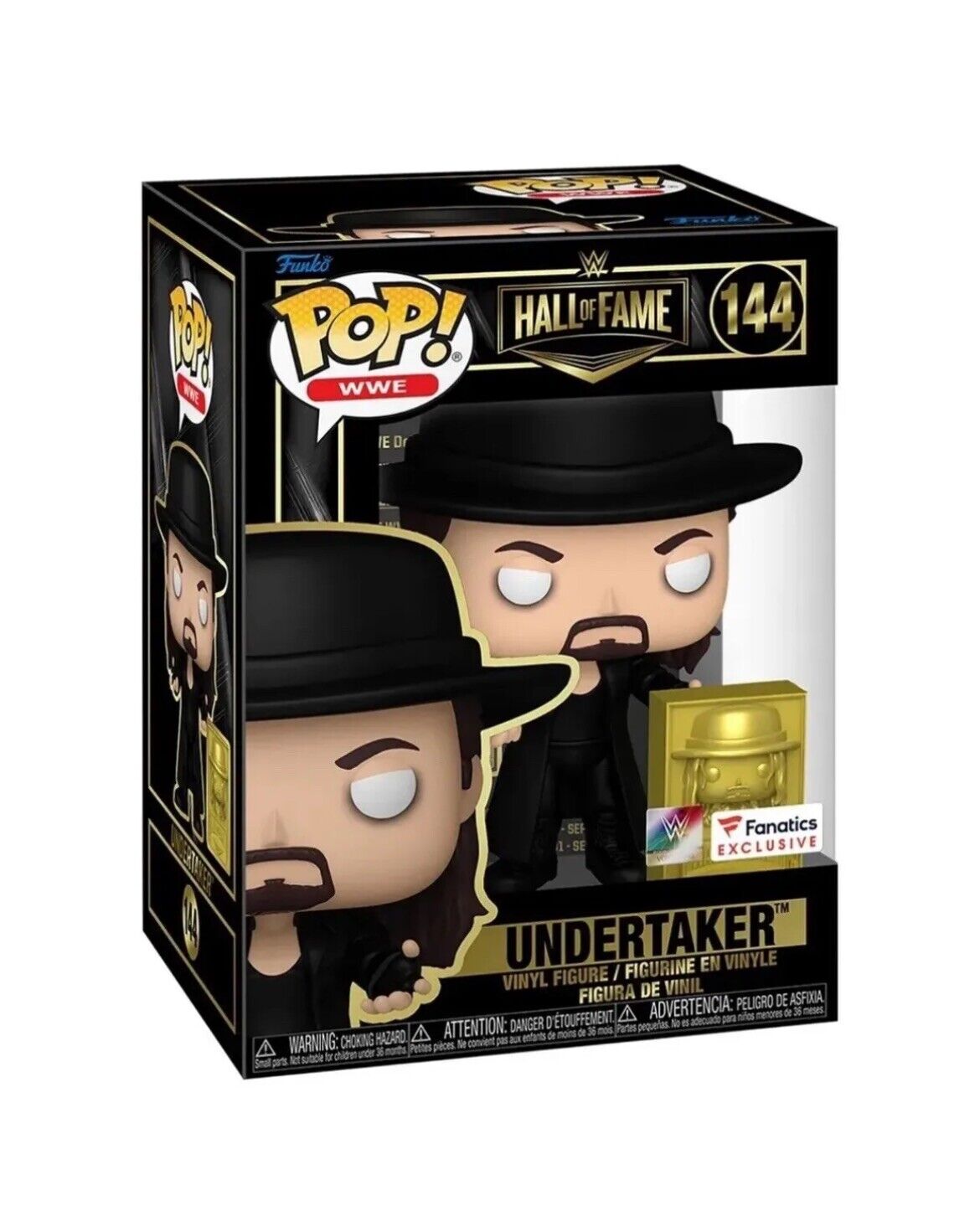 Fanatics Exclusive Funko Pop WWE Undertaker Hall Of Fame #144 LE 5000