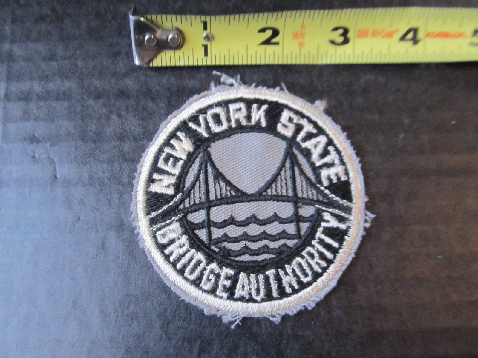 Vintage NY State Bridge Authority Patch Obsolete New York