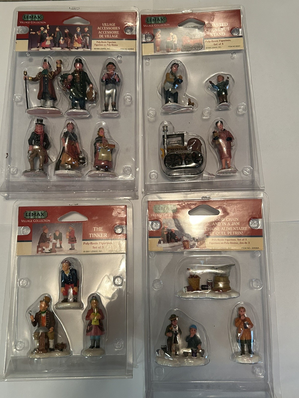 Lemax Figurines, Lot Of 4