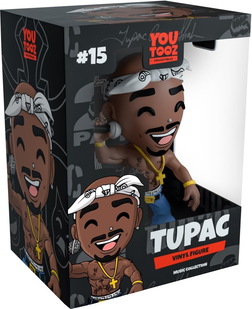 You Tooz Tupac Shakur Rapper Collectible 4.4" Vinyl Figure