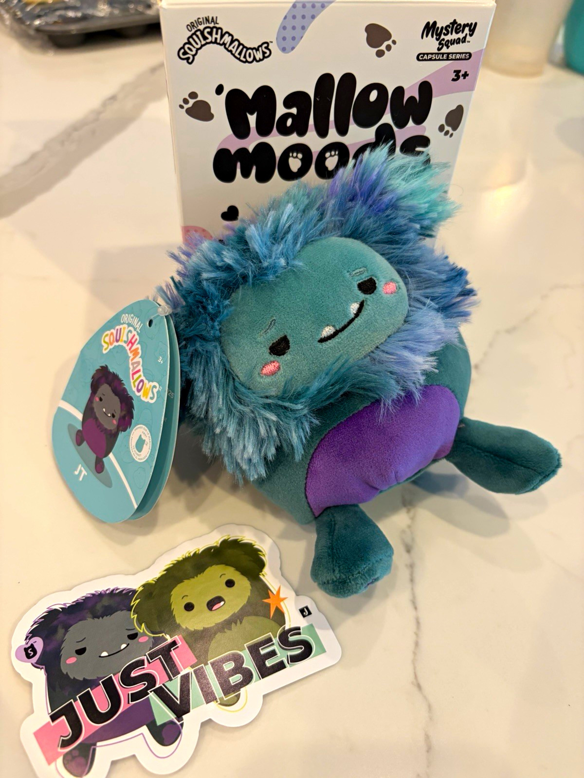 Squishmallows Little Plush Mallow Moods Confident JT 4 inch New Squishmallows Little Plush Mallow Moods Confident JT 4 inch New