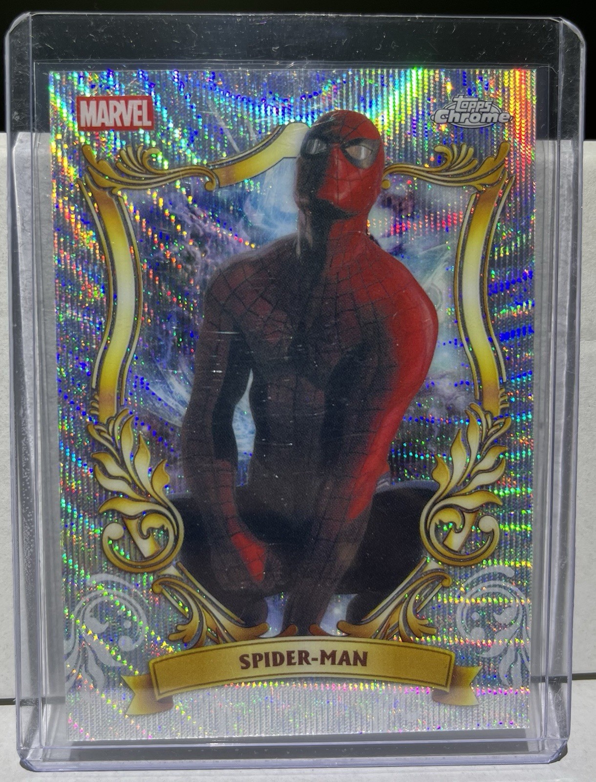 Topps 2026 Topps Chrome Marvel Comics Astonishing Spider-Man AS-07 Insert Topps 2026 Topps Chrome Marvel Comics Astonishing Spider-Man AS-07 Insert
